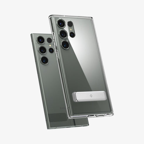 ACS05622 - Galaxy S23 Ultra Case Ultra Hybrid S in crystal clear showing the back
